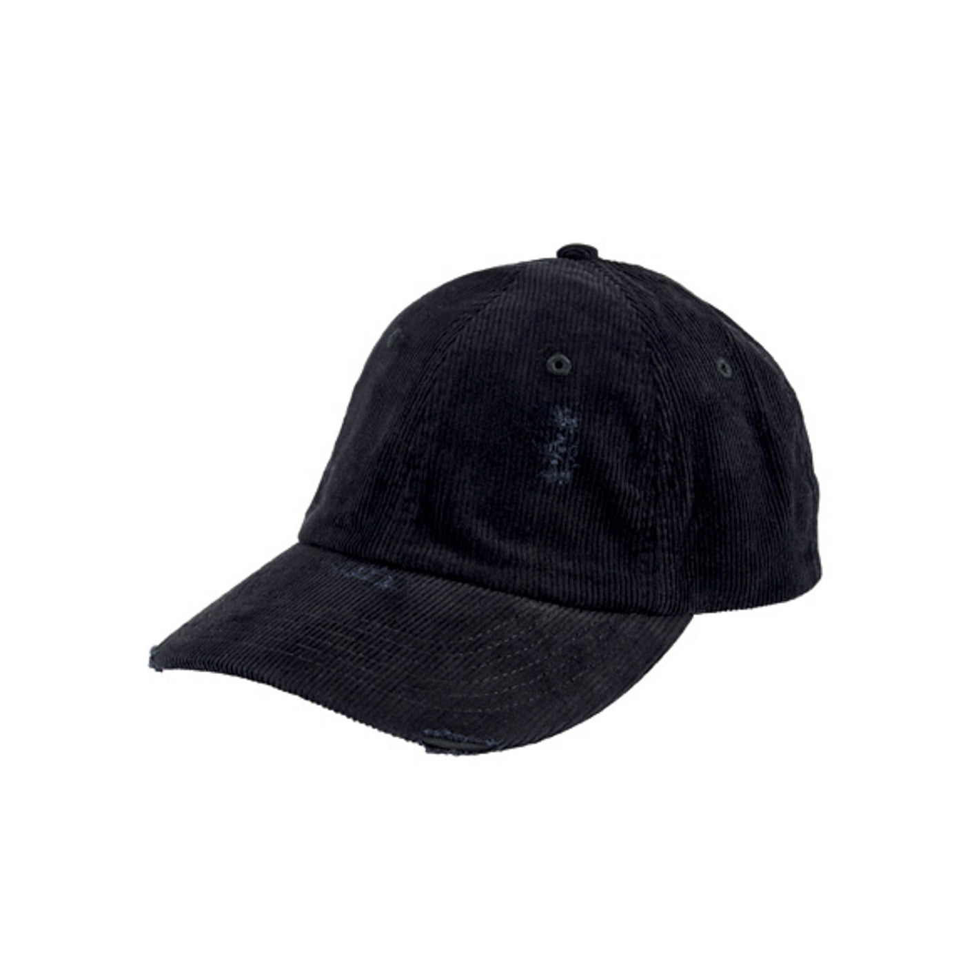 Distressed Corduroy Ball Cap with Adjustable Back Slider-CAP-San Diego Hat Company