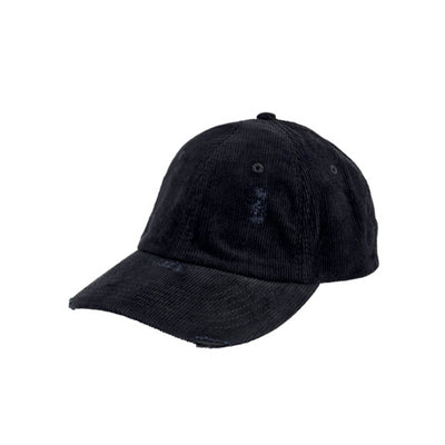 Distressed Corduroy Ball Cap with Adjustable Back Slider-CAP-San Diego Hat Company