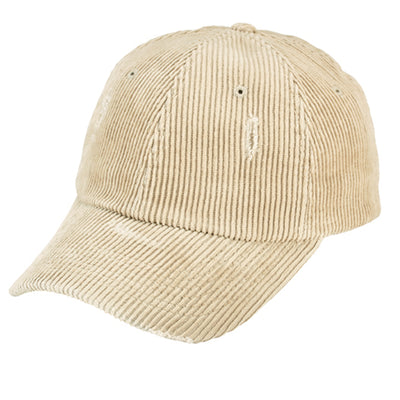 CAP - Distressed Cord Ball Cap (CTH8155)