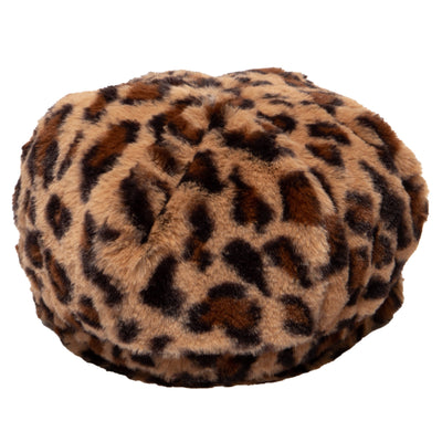 CAP - Women's Leopard Faux Fur Baker Boy