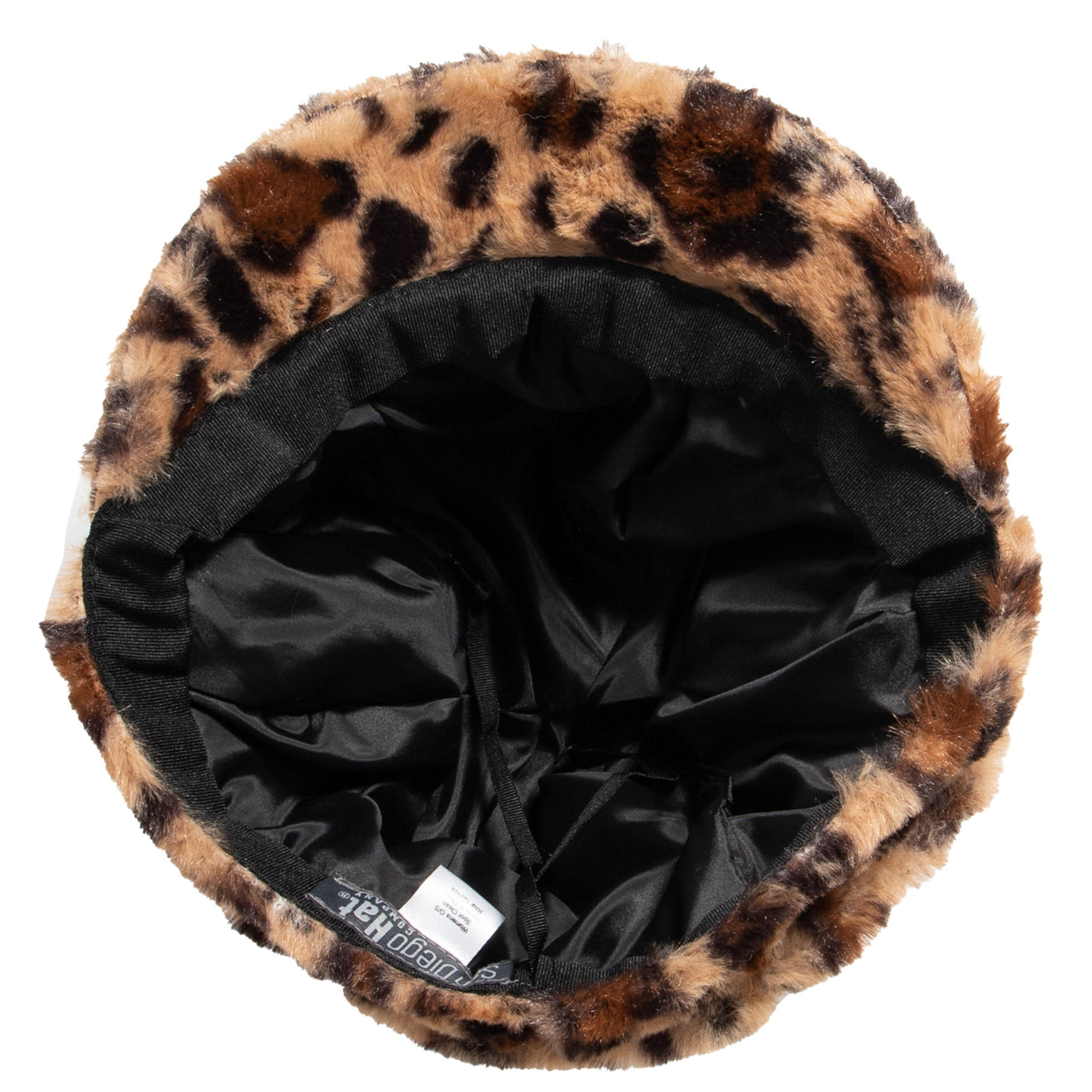 CAP - Women's Leopard Faux Fur Baker Boy