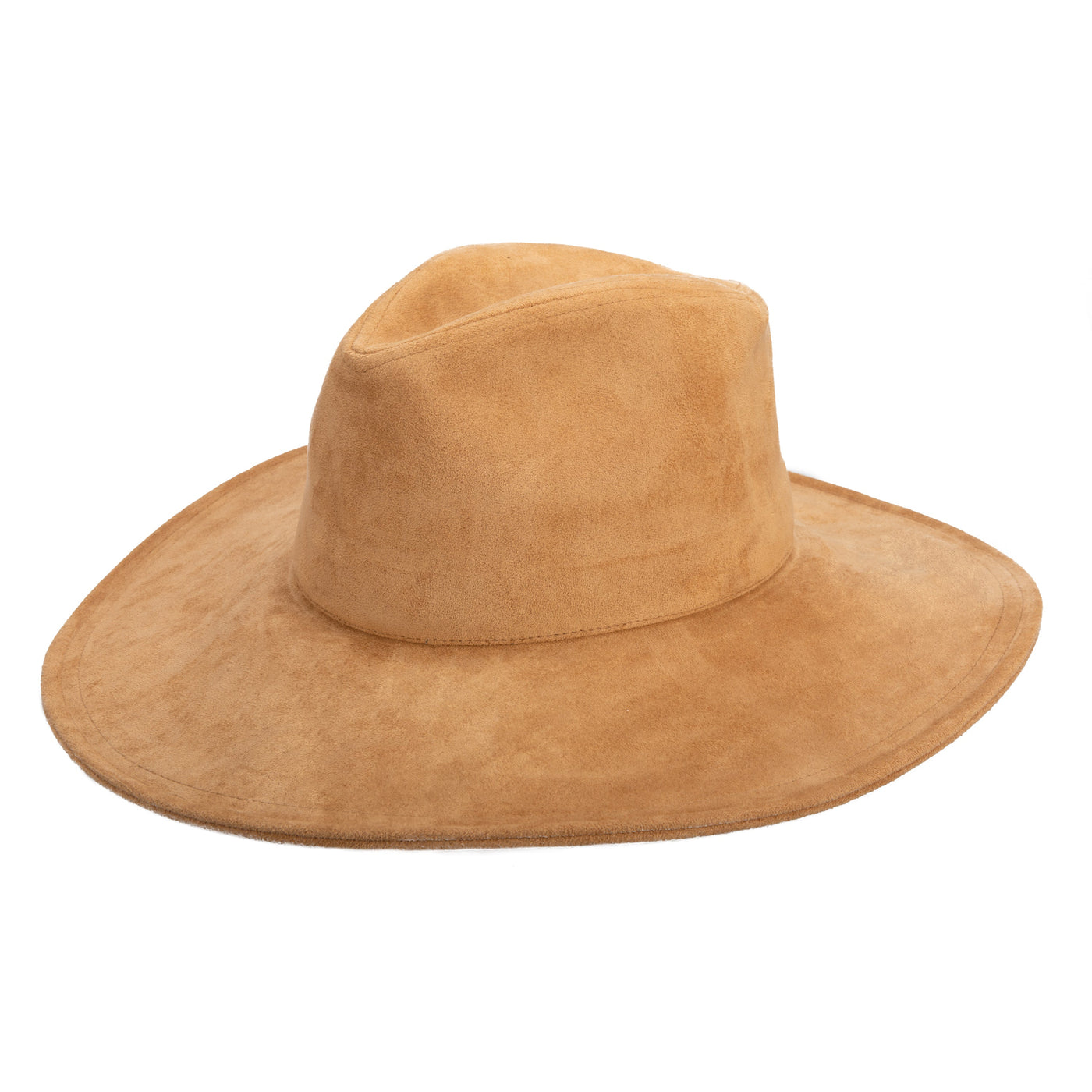 FEDORA - Pioneer - Cut & Sew Faux Suede Fedora