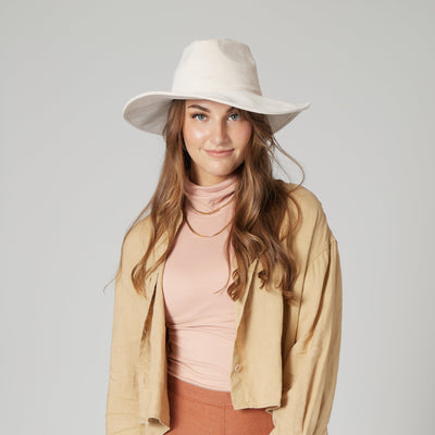 FEDORA - Pioneer - Cut & Sew Faux Suede Fedora