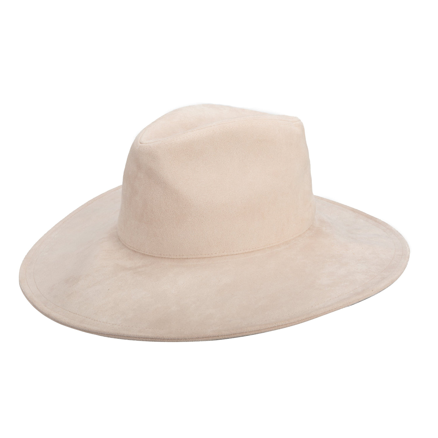 FEDORA - Pioneer - Cut & Sew Faux Suede Fedora