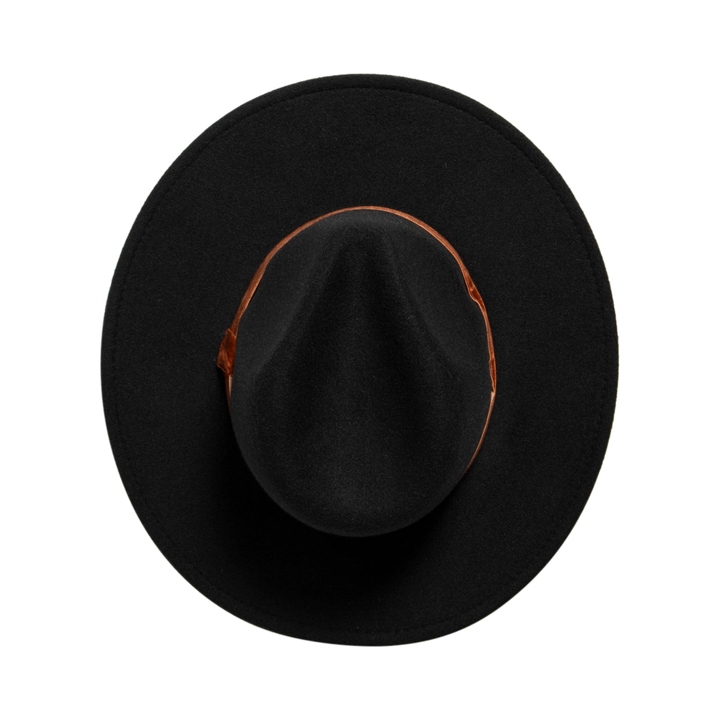 FEDORA - Women's Faux Felt Fedora W/ Velvet Band