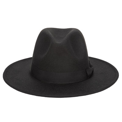 FEDORA - Men's Faux Felt Fedora With Grosgrain