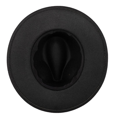 FEDORA - Men's Faux Felt Fedora With Grosgrain