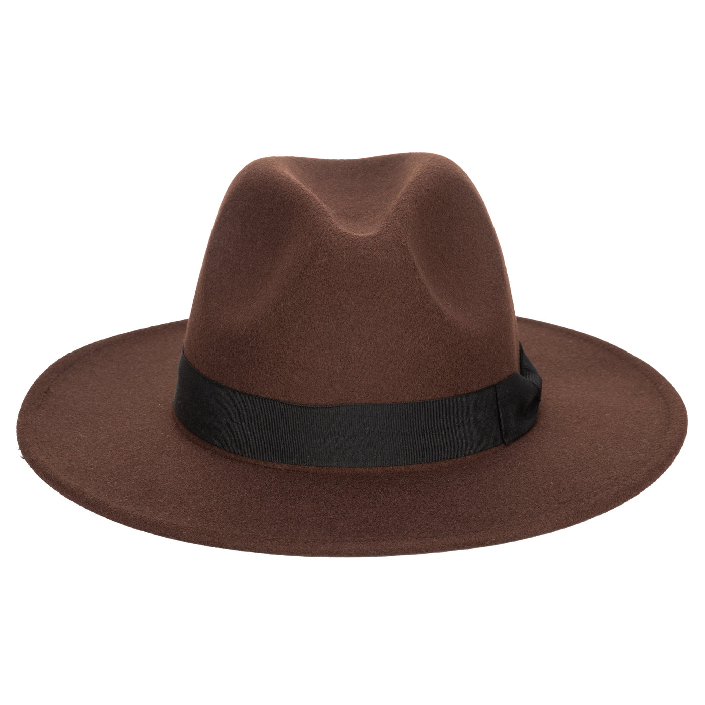 FEDORA - Men's Faux Felt Fedora With Grosgrain