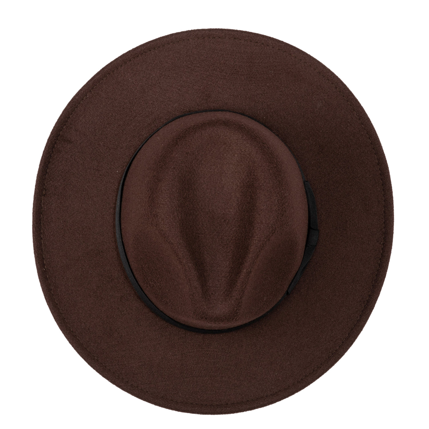 FEDORA - Men's Faux Felt Fedora With Grosgrain