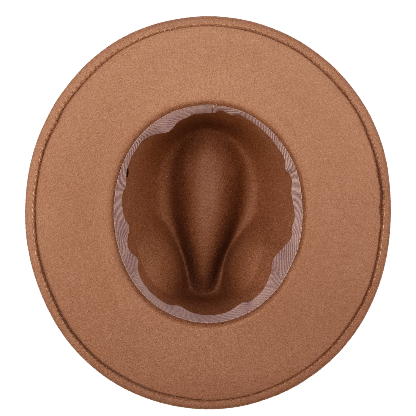 FEDORA - Men's Faux Felt Fedora With Grosgrain