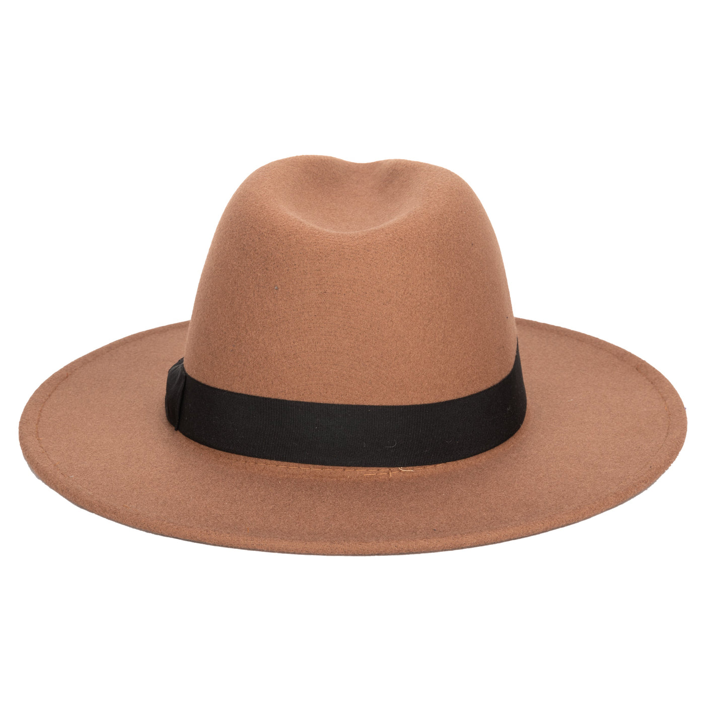 FEDORA - Men's Faux Felt Fedora With Grosgrain