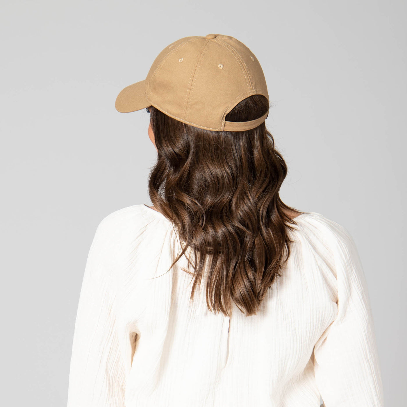CAP - Partly Cloudy - Women's Cut And Sew Linen Ball Cap