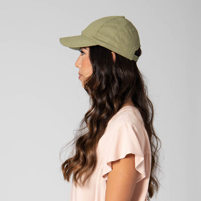 CAP - Partly Cloudy - Women's Cut And Sew Linen Ball Cap