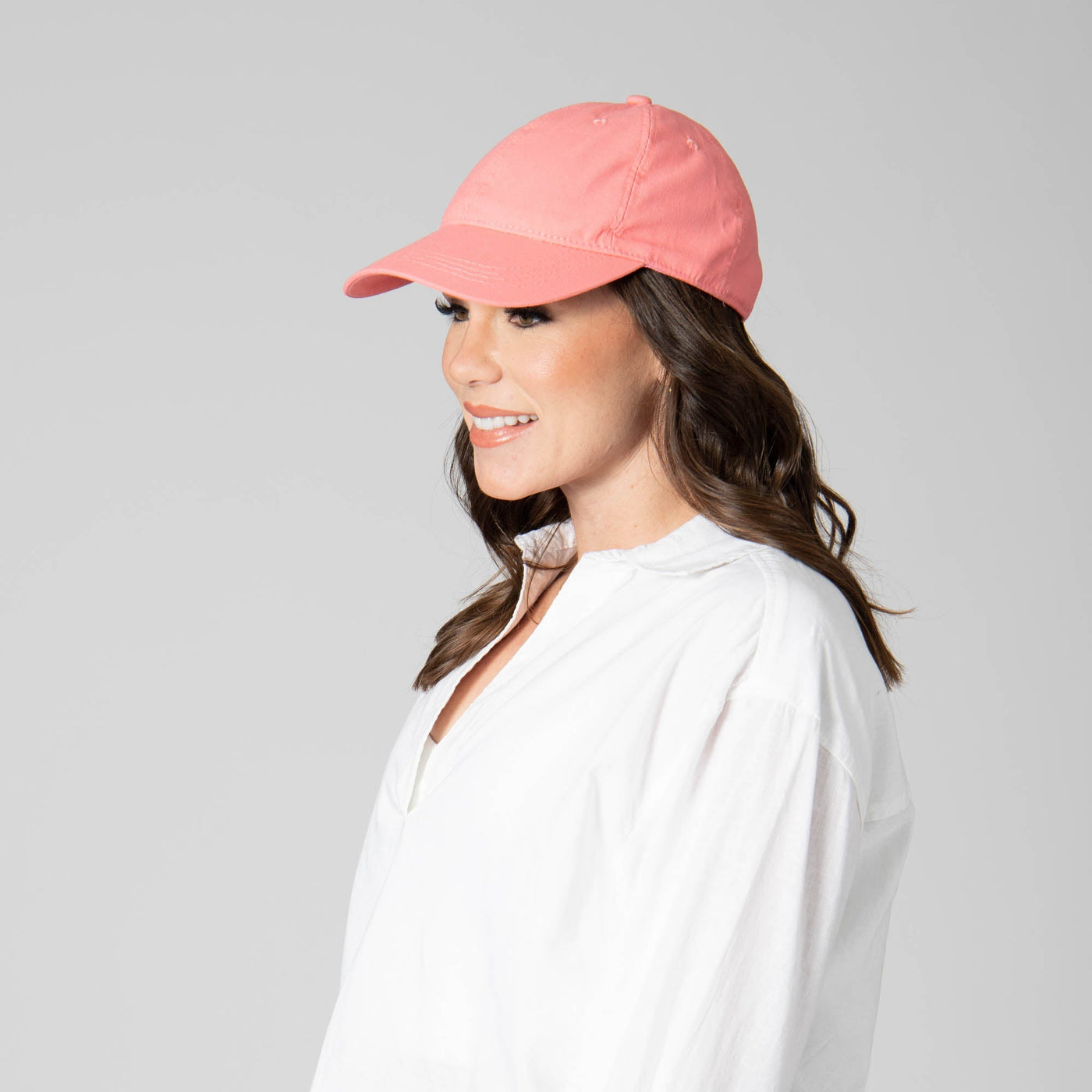 CAP - Partly Cloudy - Women's Cut And Sew Linen Ball Cap