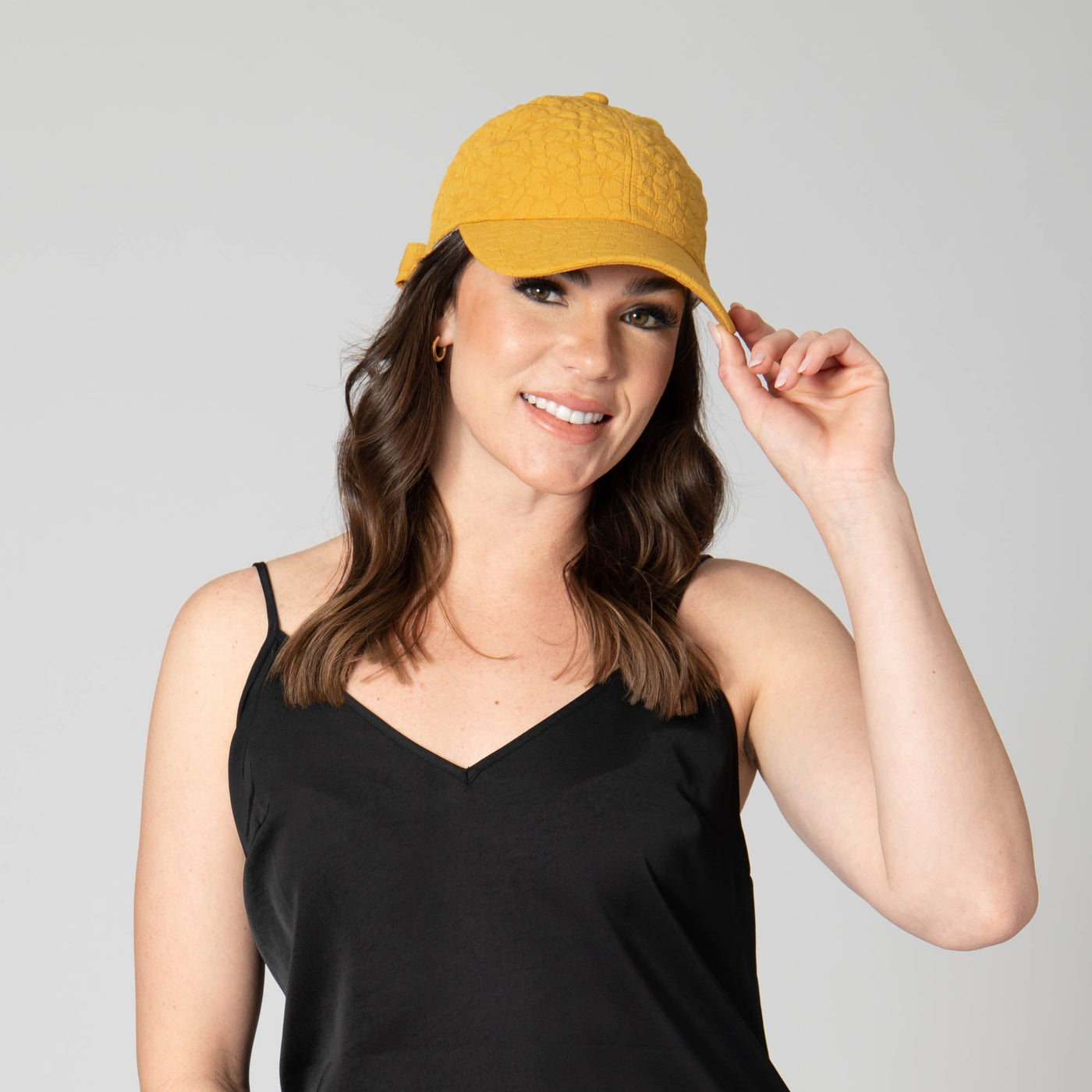 CAP - Women's Floral Textured Cap