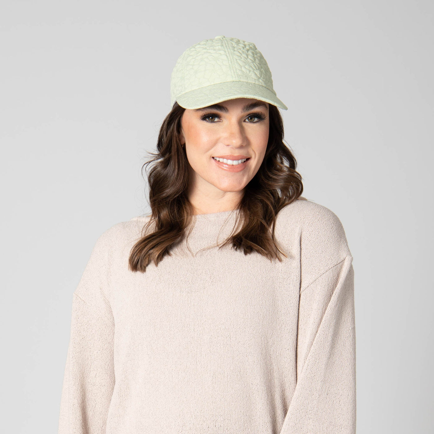 CAP - Women's Floral Textured Cap