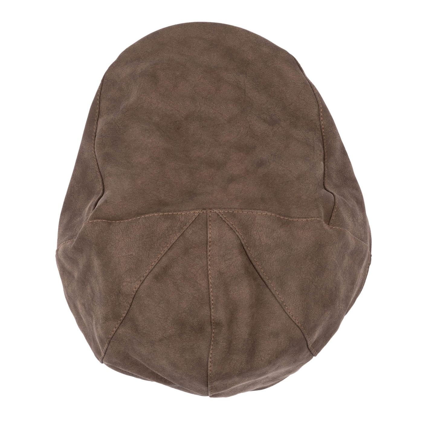 DRIVER - Faux Leather Multi Panel Driver Cap