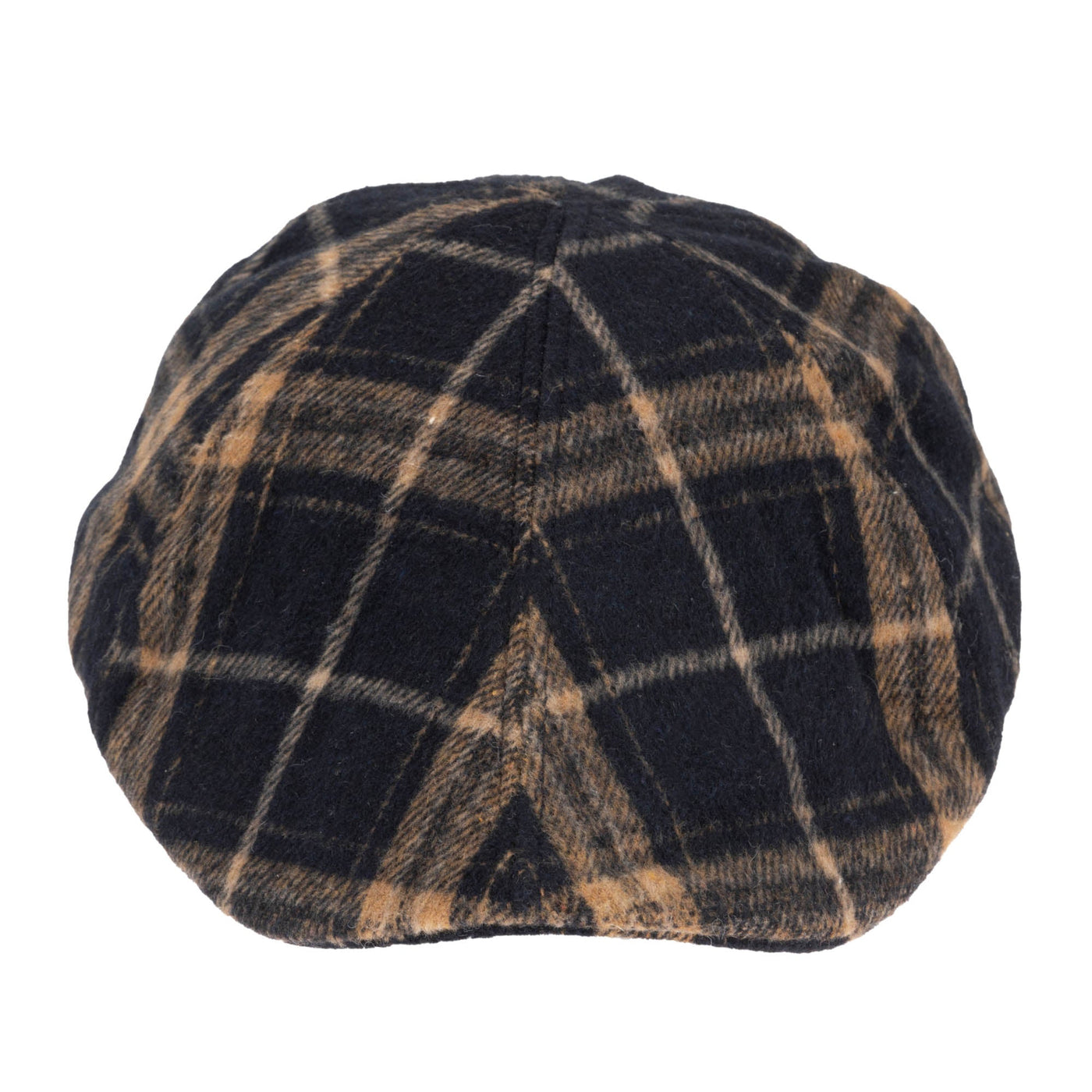 DRIVER - Faux Wool Plaid Driver Cap