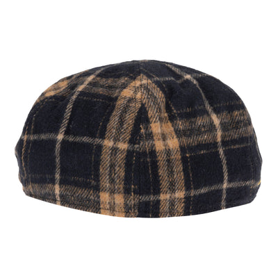 DRIVER - Faux Wool Plaid Driver Cap