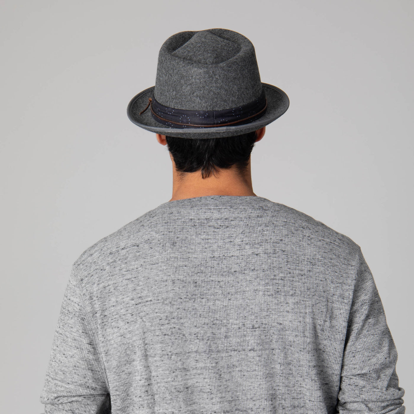 Faux Felt Pork Pie Fedora-FEDORA-San Diego Hat Company