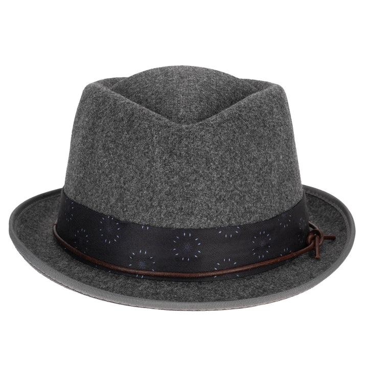 Faux Felt Pork Pie Fedora – San Diego Hat Company - Main Image