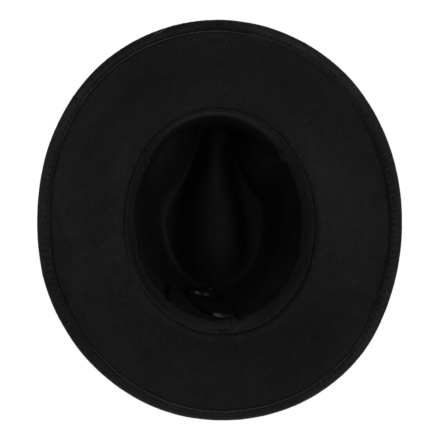 FEDORA - Faux Felt Fedora With Faux Leather Western Buckle Band