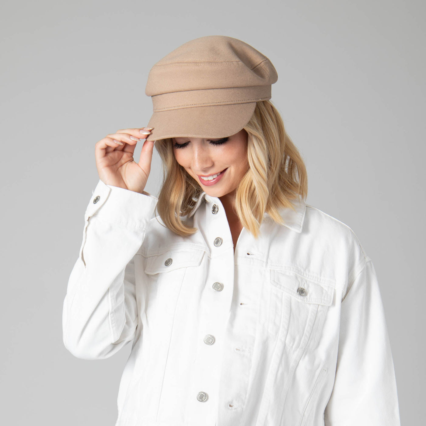 CAP - Solid Brushed Poly Twill Fisherman Cap