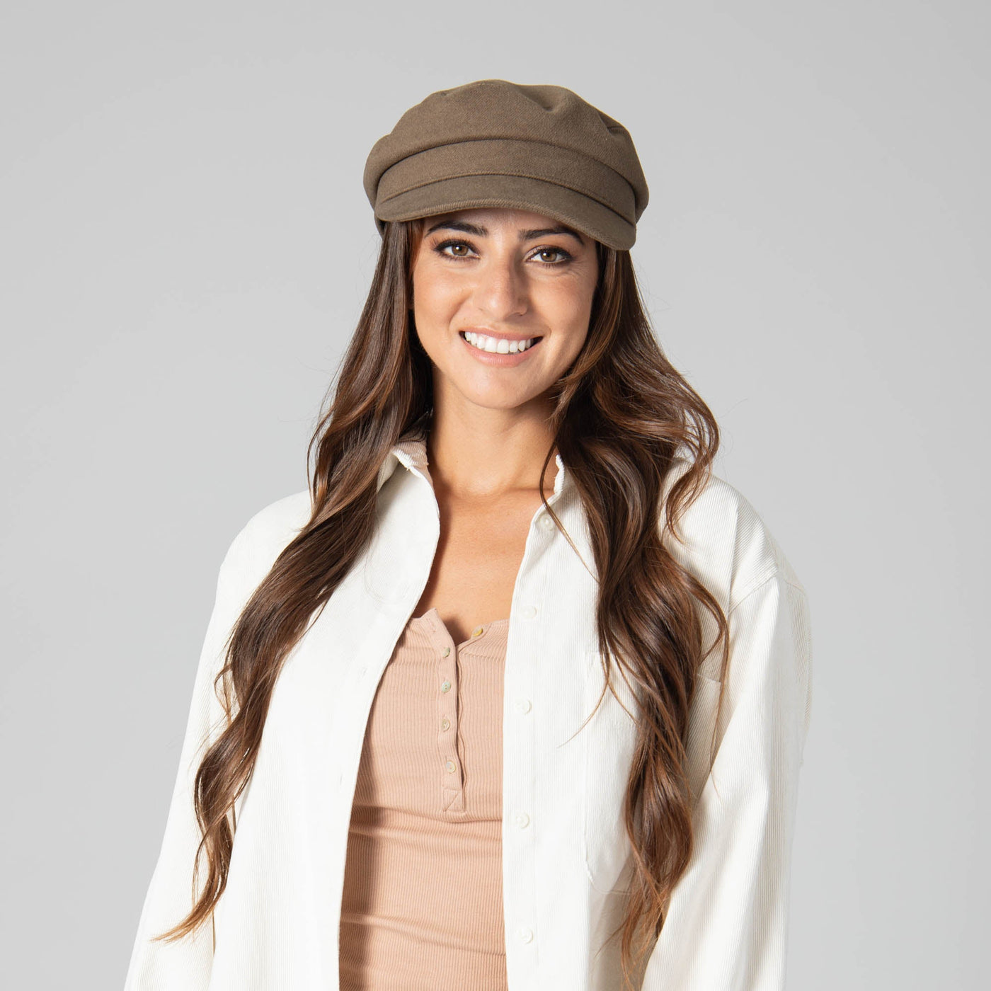 CAP - Solid Brushed Poly Twill Fisherman Cap