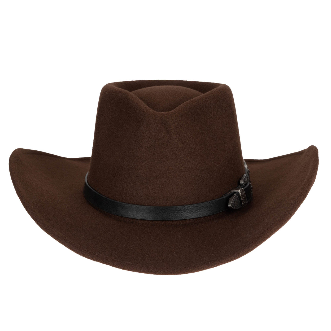 COWBOY - Faux Felt Pinch Crown Cowboy