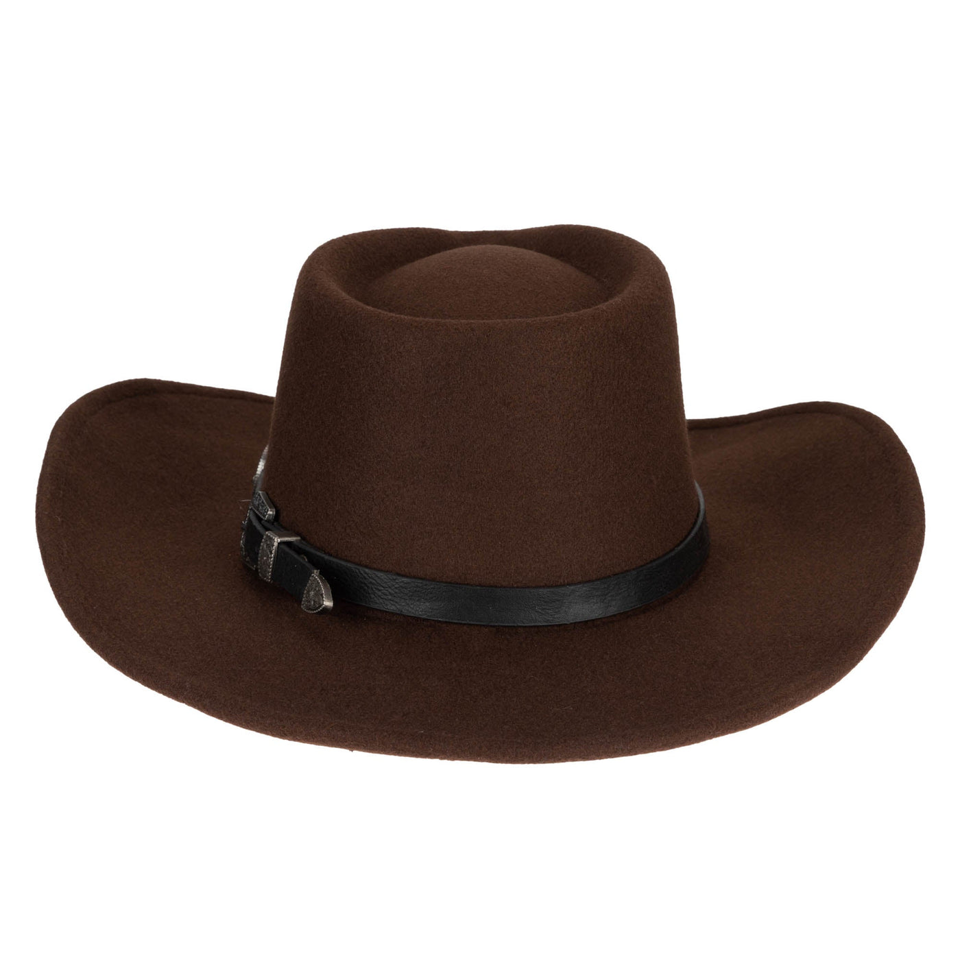 COWBOY - Faux Felt Pinch Crown Cowboy