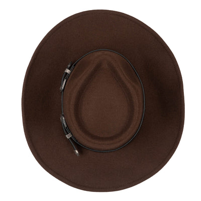 COWBOY - Faux Felt Pinch Crown Cowboy