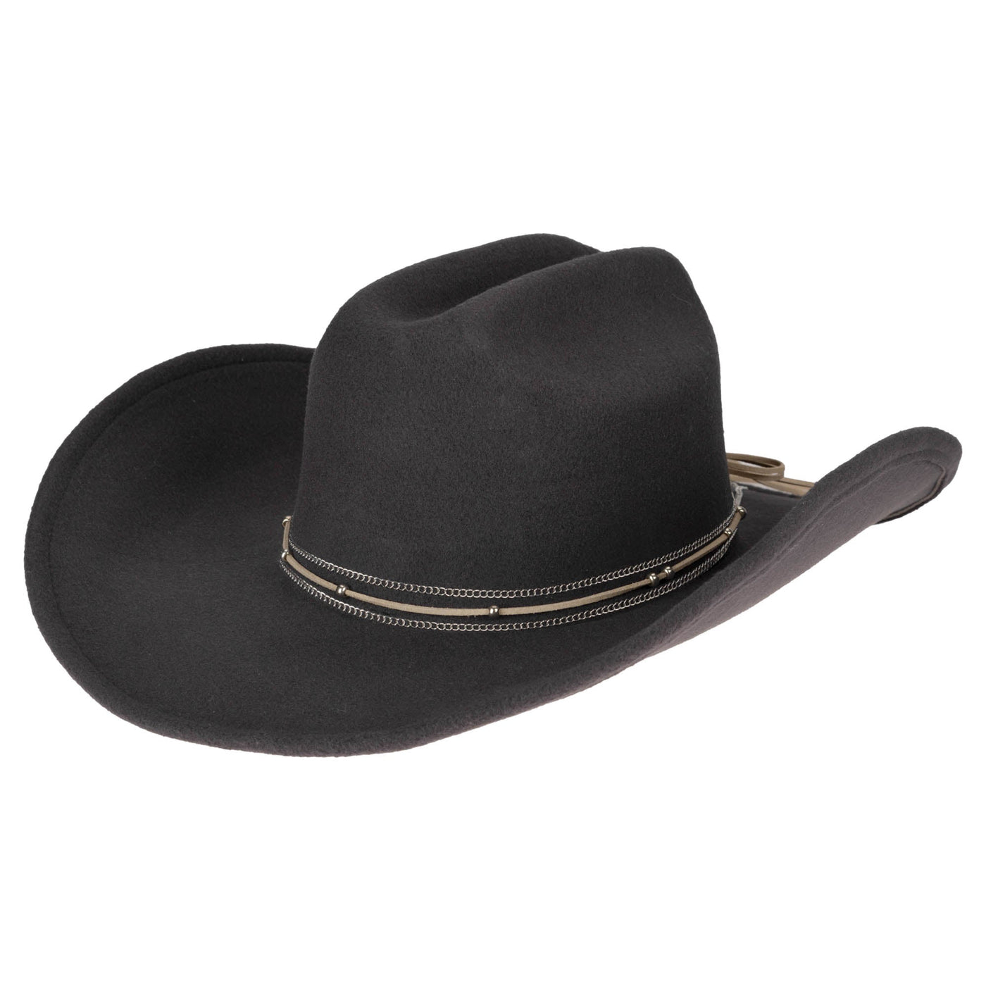 COWBOY - Faux Felt Cattleman's Crease Cowboy