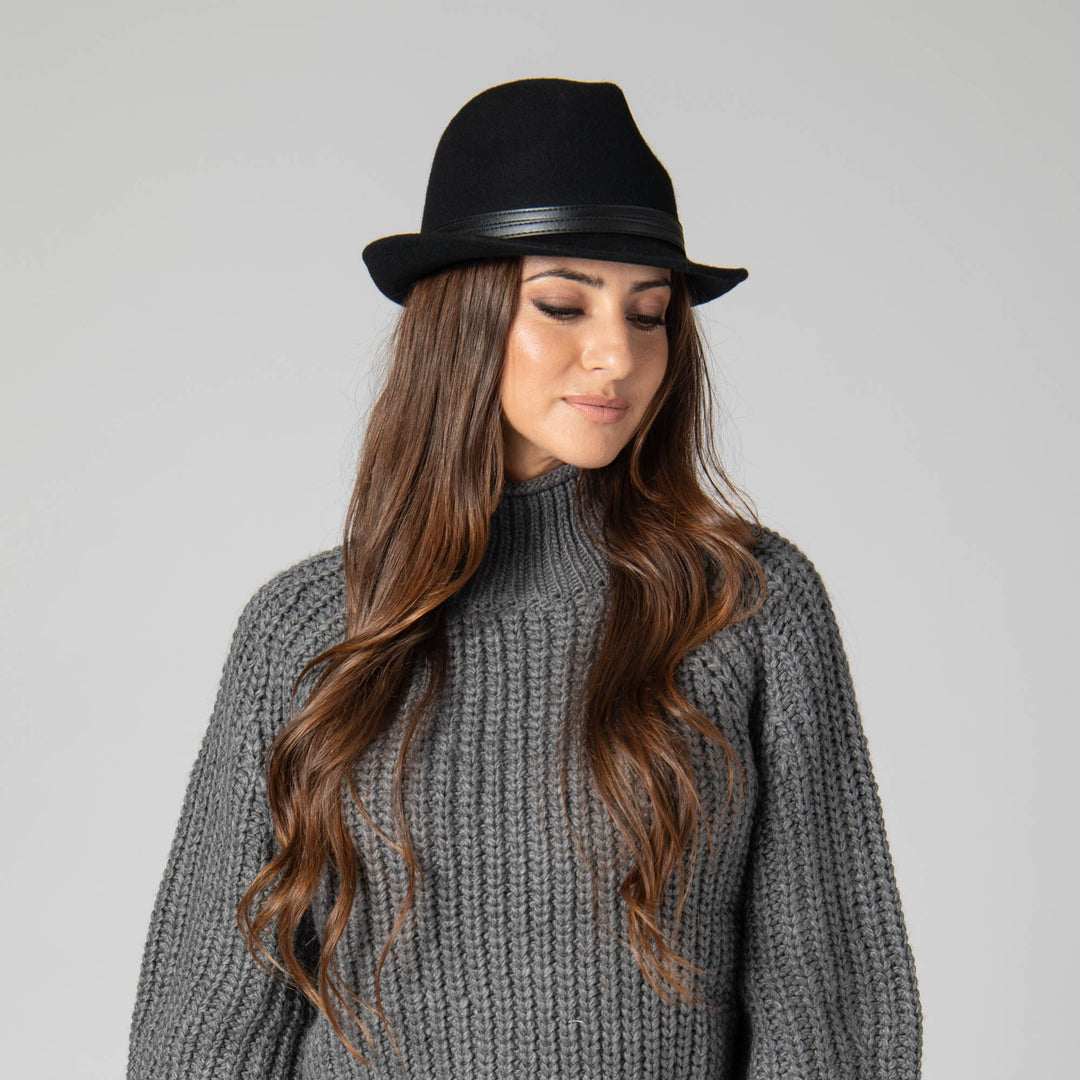 FSIDEA ハットFedora Hat GT Fedora ProvatoKnit™ Pinch Front Hat Men's Hats