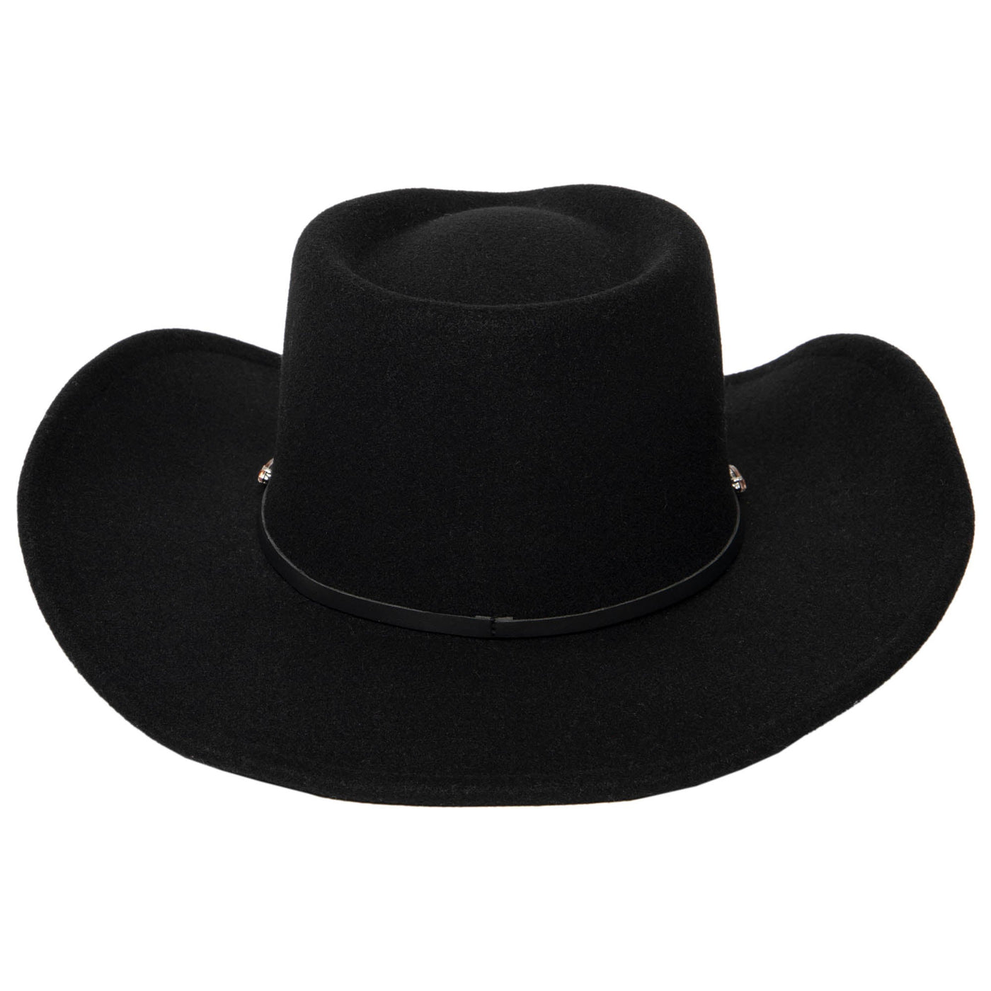Pinch Crown Cowboy with Multi Gemstone Band-COWBOY-San Diego Hat Company