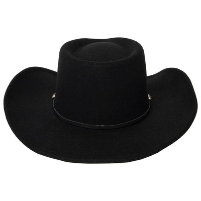 Pinch Crown Cowboy with Multi Gemstone Band-COWBOY-San Diego Hat Company