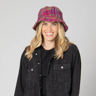 Alabama - Cut & Sew Multi Tweed Bucket Hat-BUCKET-San Diego Hat Company