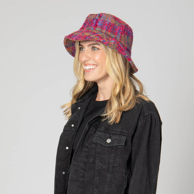 Alabama - Cut & Sew Multi Tweed Bucket Hat-BUCKET-San Diego Hat Company