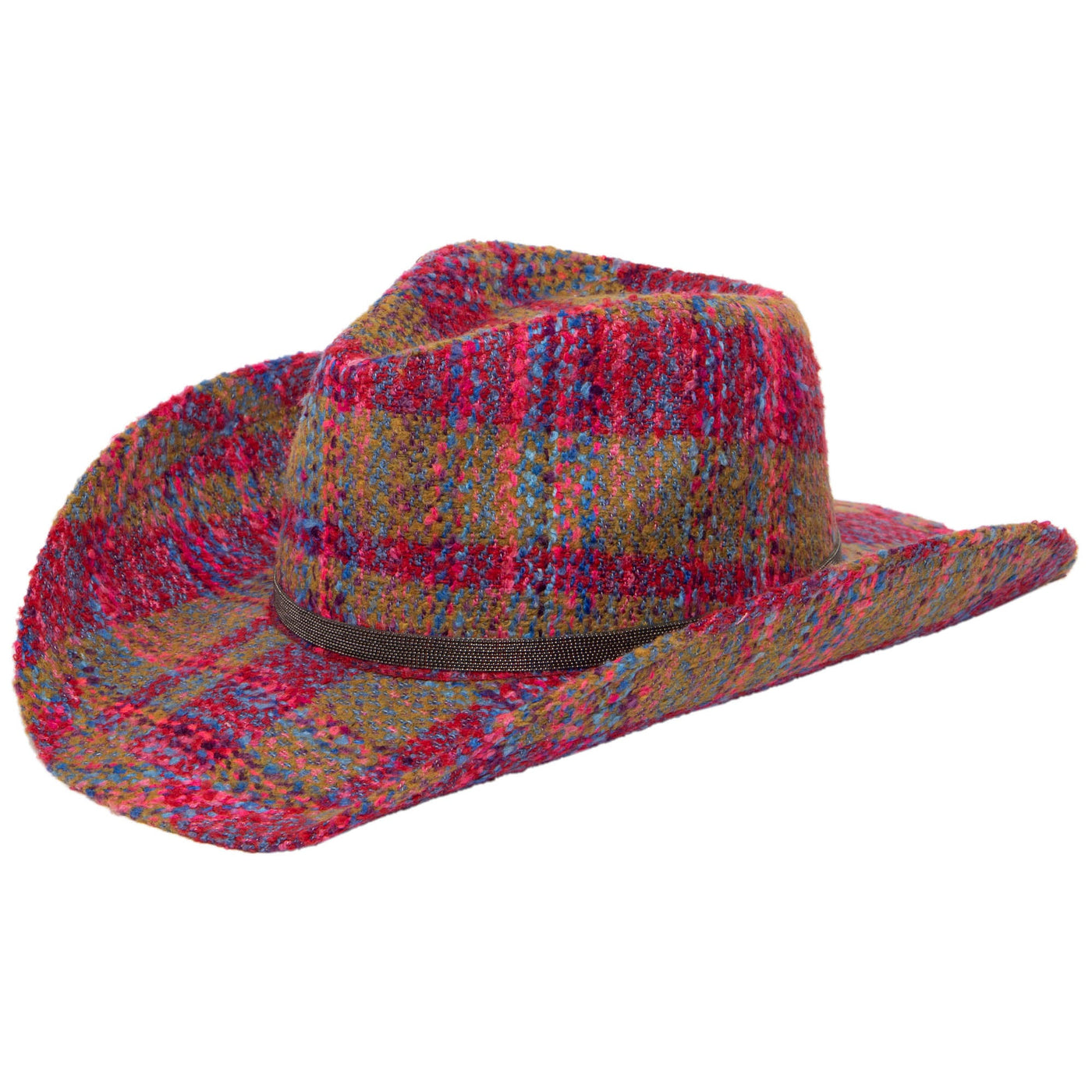 Two Step - Cut & Sew Multi Tweed Pinch Crown Cowboy Hat-COWBOY-San Diego Hat Company