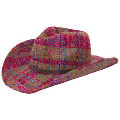 Two Step - Cut & Sew Multi Tweed Pinch Crown Cowboy Hat-COWBOY-San Diego Hat Company