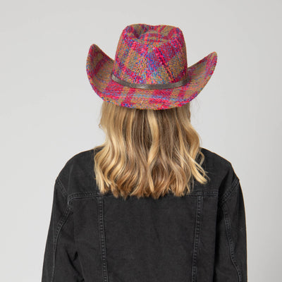 Two Step - Cut & Sew Multi Tweed Pinch Crown Cowboy Hat-COWBOY-San Diego Hat Company
