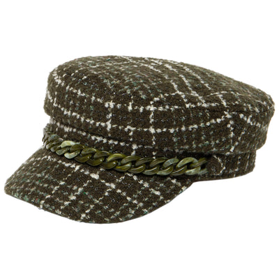 Emmy Lou - Cut & Sew Tweed Cabbie Hat-CABBIE-San Diego Hat Company