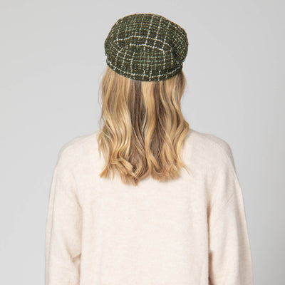 Emmy Lou - Cut & Sew Tweed Cabbie Hat-CABBIE-San Diego Hat Company