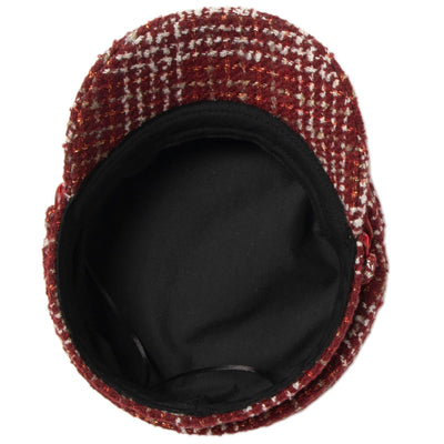 Emmy Lou - Cut & Sew Tweed Cabbie Hat-CABBIE-San Diego Hat Company