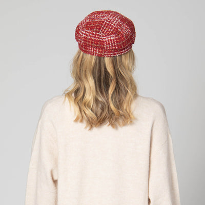 Emmy Lou - Cut & Sew Tweed Cabbie Hat-CABBIE-San Diego Hat Company