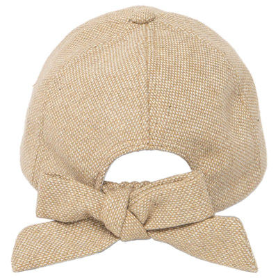 Cut & Sew Gold Shimmer Cap with Bow Tie-BASEBALL CAP-San Diego Hat Company
