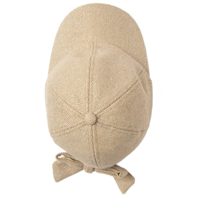 Cut & Sew Gold Shimmer Cap with Bow Tie-BASEBALL CAP-San Diego Hat Company