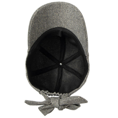 Cut & Sew Gold Shimmer Cap with Bow Tie-BASEBALL CAP-San Diego Hat Company