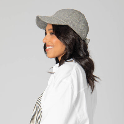 Cut & Sew Gold Shimmer Cap with Bow Tie-BASEBALL CAP-San Diego Hat Company
