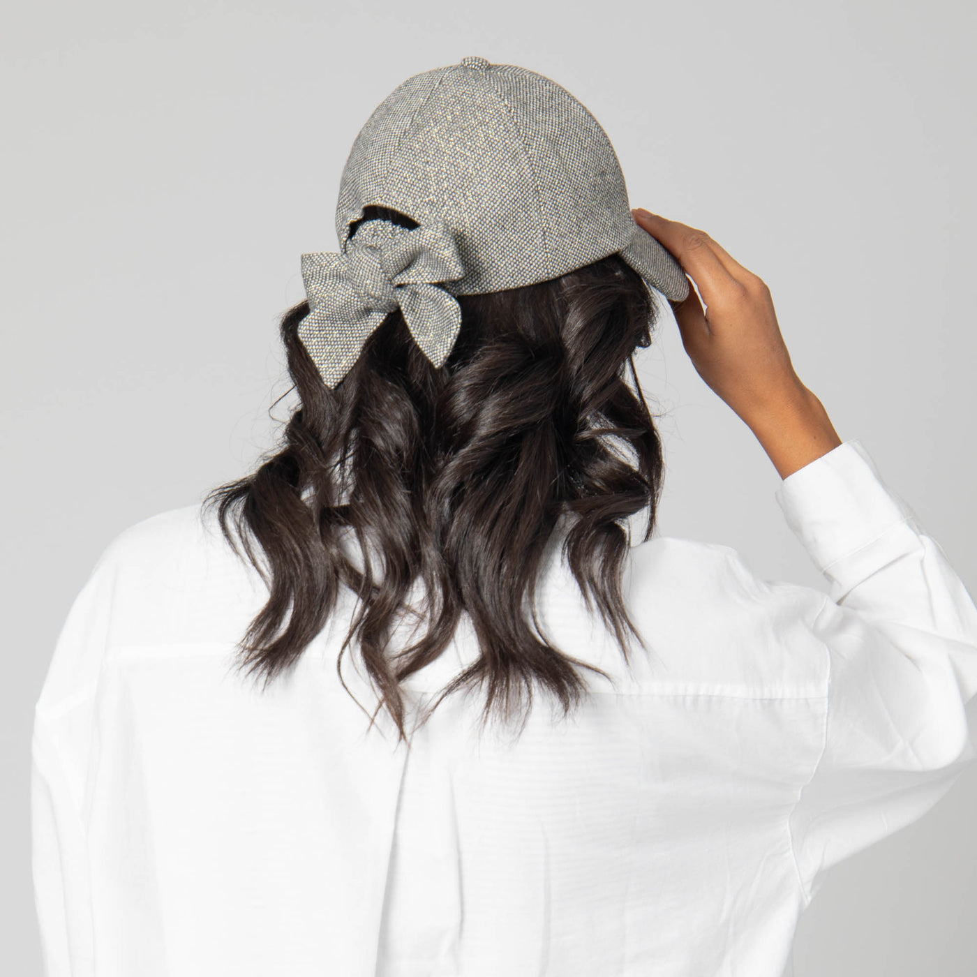 Cut & Sew Gold Shimmer Cap with Bow Tie-BASEBALL CAP-San Diego Hat Company