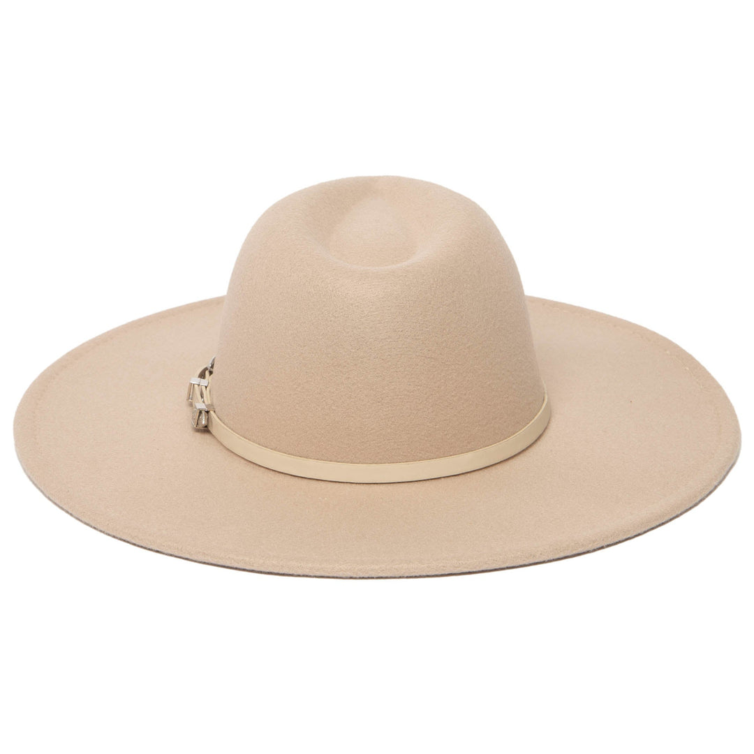 Beverly Pinch Crown Fedora with Western Buckle – San Diego Hat